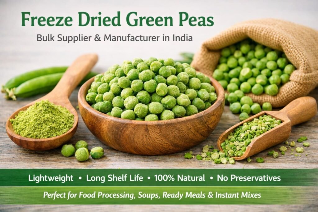 freeze dried peas