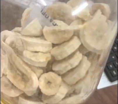 Freeze dried banana