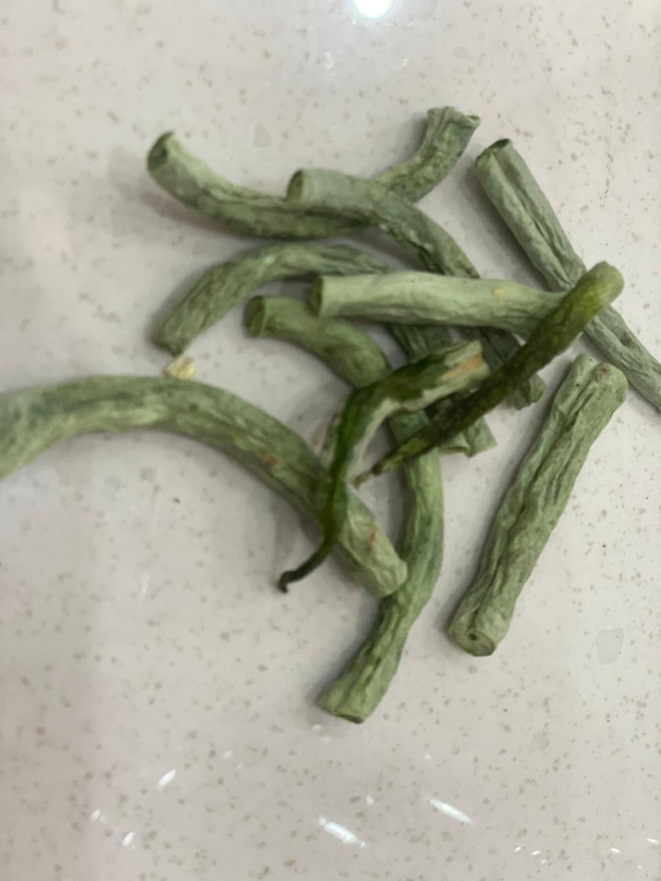 Freeze dried French beans