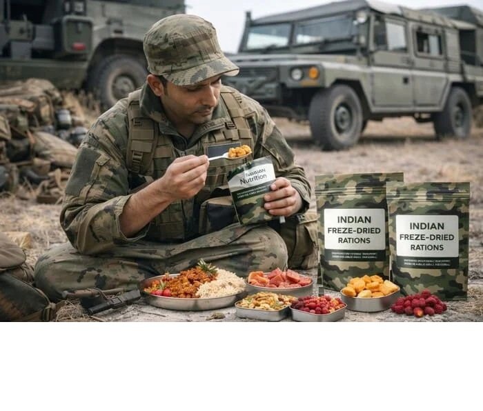 Freeze dried products for defence and emergency
