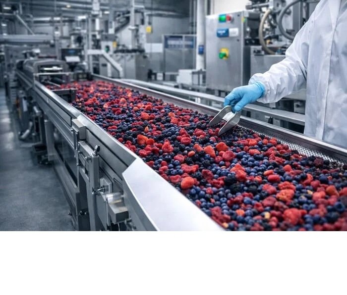 Freeze dried products for food and beverage manufacturers