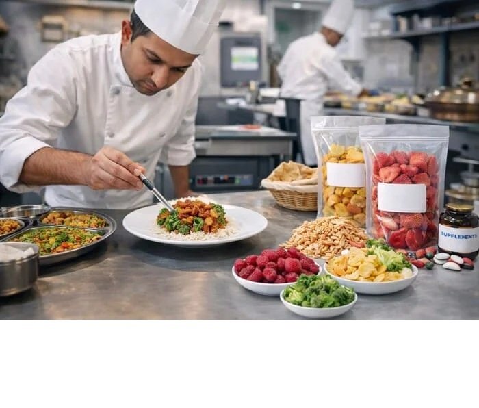 Freeze dried products for hotels restaurants catering