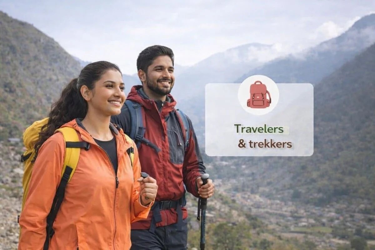 Freeze dried products for travellers and trekkers