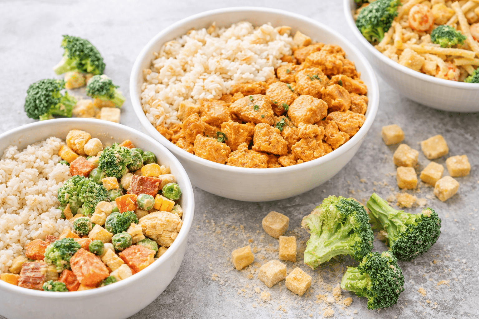 Freeze Dried Cooked Food Meals