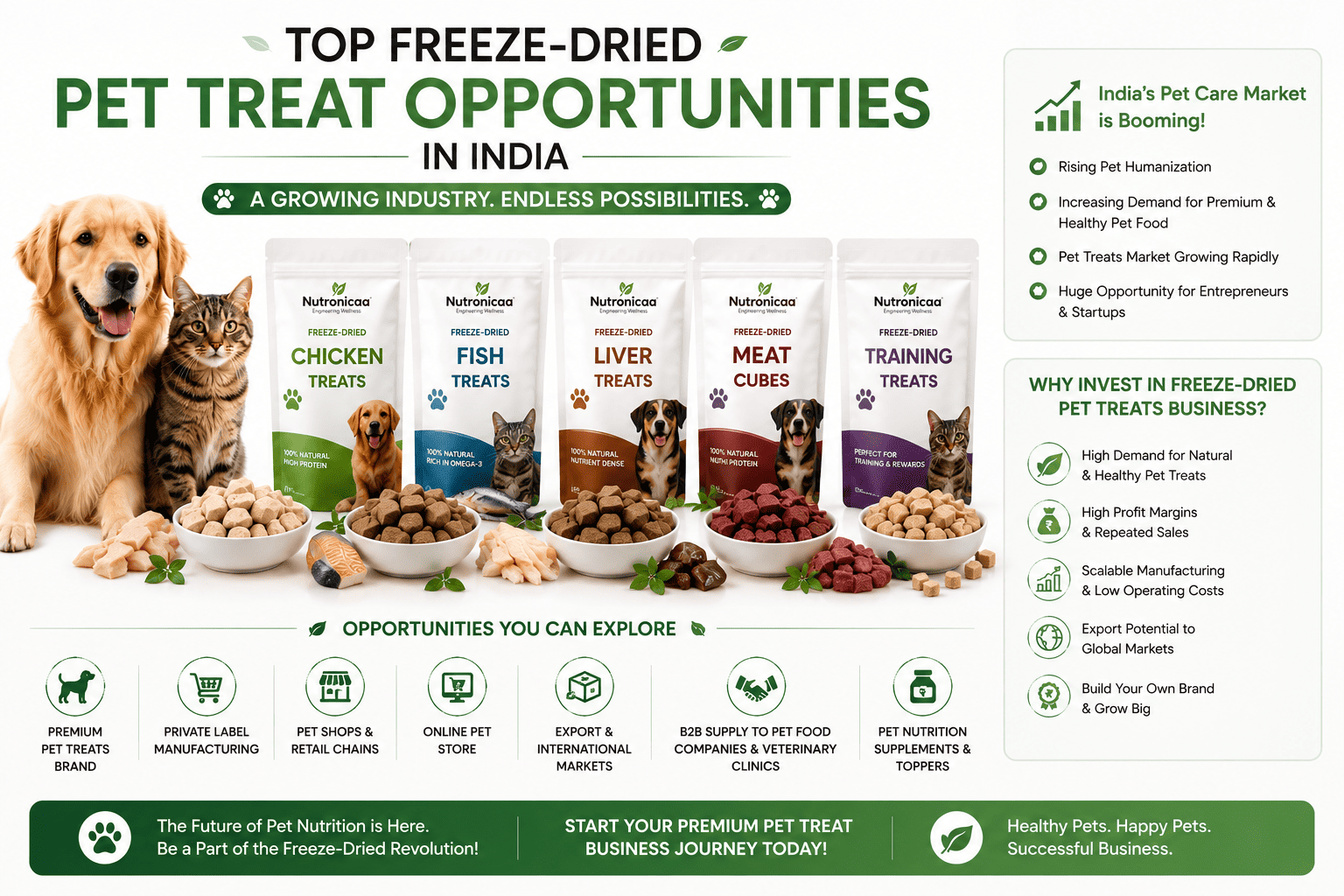 Top freeze-dried pet treat opportunities in India