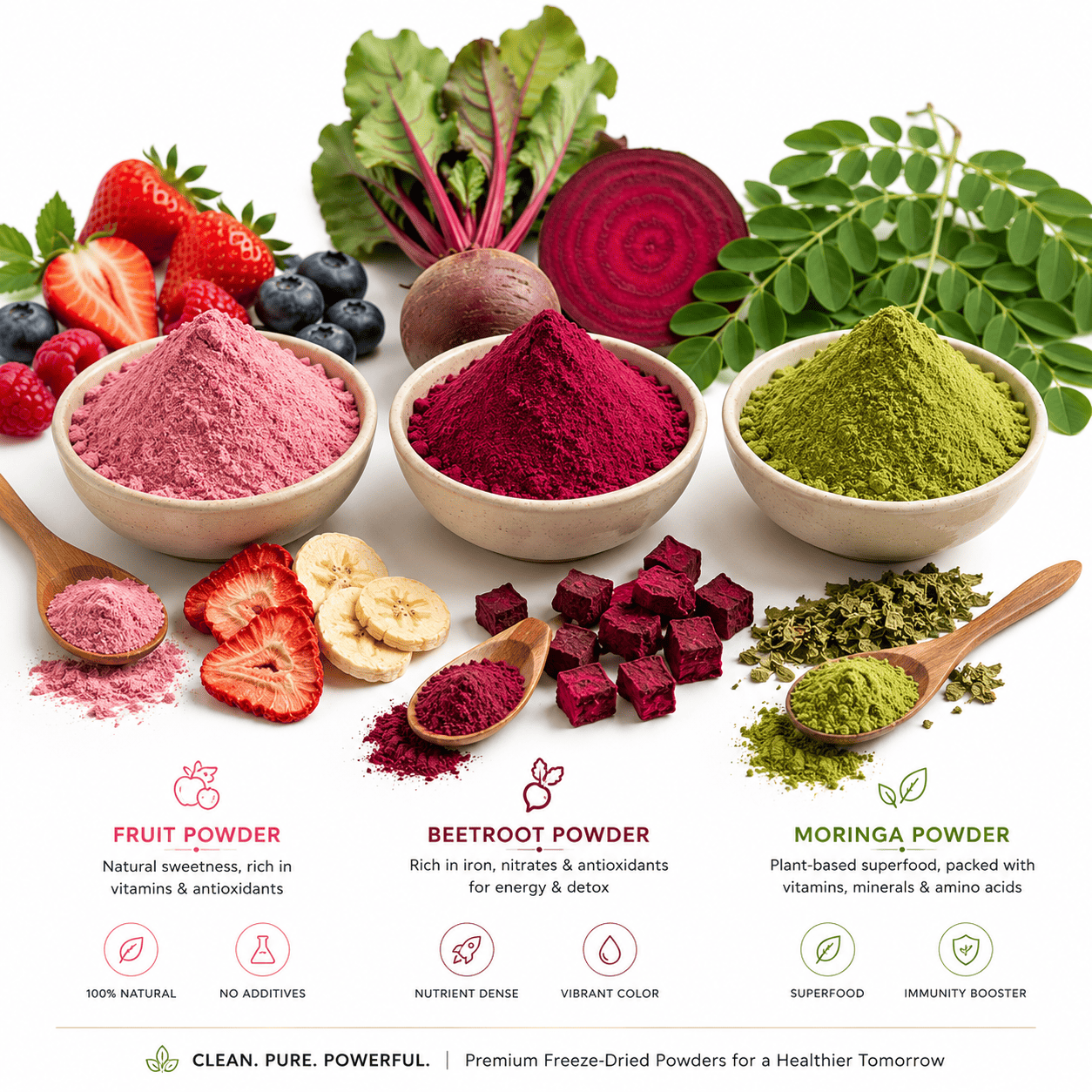 Freeze dried powders business ideas